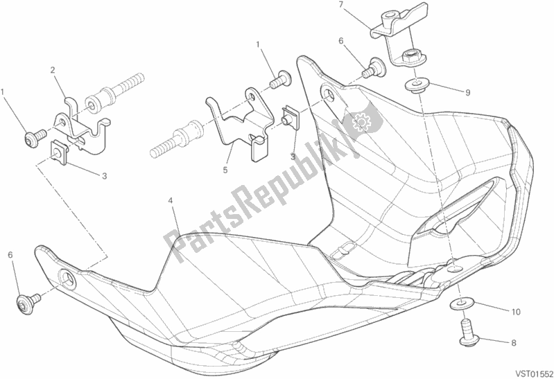 Wszystkie części do Stra? Nik, Silnik Ducati Hypermotard Hyperstrada 939 Thailand 2016